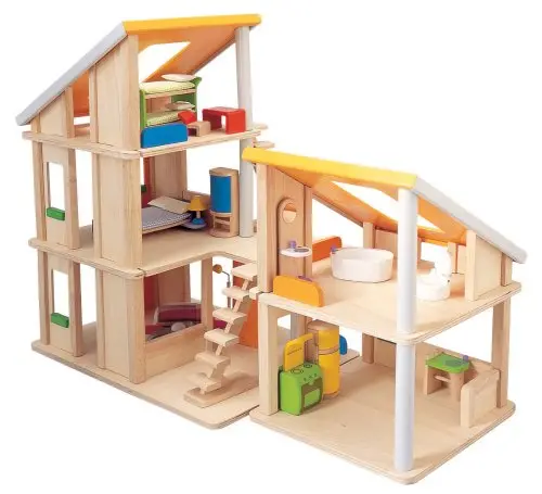 Chalet Dollhouse With Furniture - Plan Toys 2