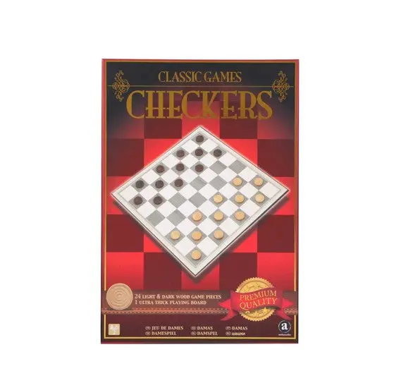 Classic Games Collection - Wood Checkers 1