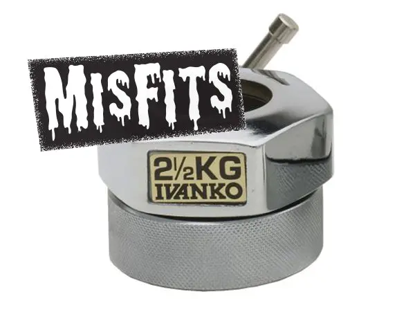 Coc-2.5Kg Olympic Pressure Ring Collar, Chrome | Misfit 1