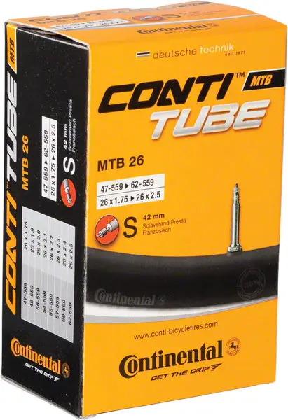 Continental Presta Valve Inner Tube 26X1.75-2.50 42Mm 1