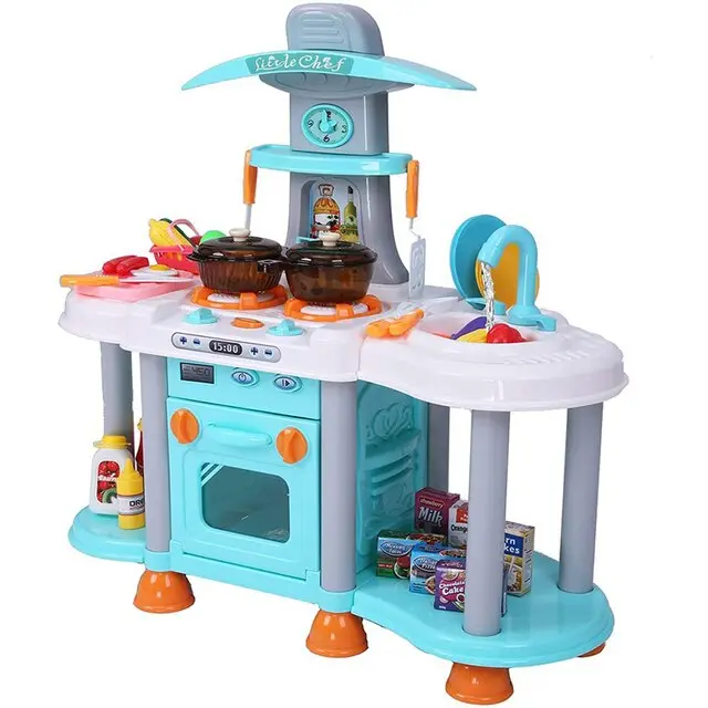 Cooking Stove Tableware Set Toy Educational Kitchen For Children 1