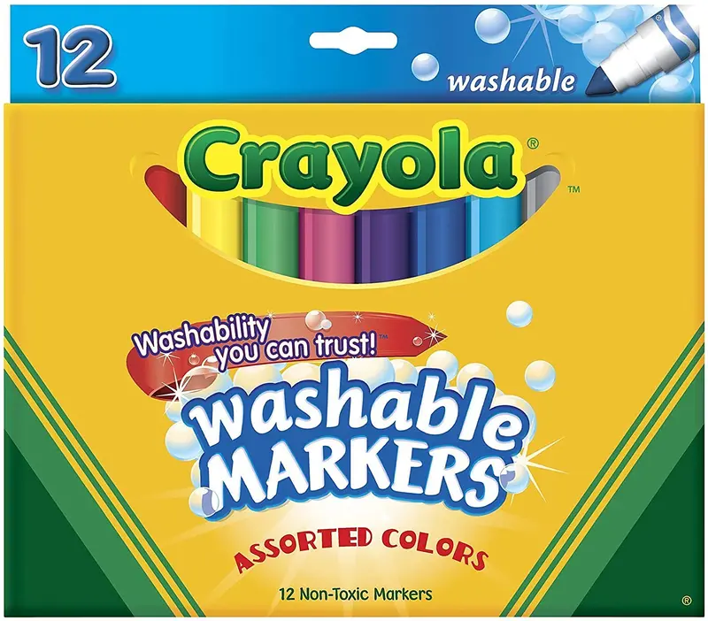 Crayola - 12 Ct. Assorted, Broad Line Markers 1