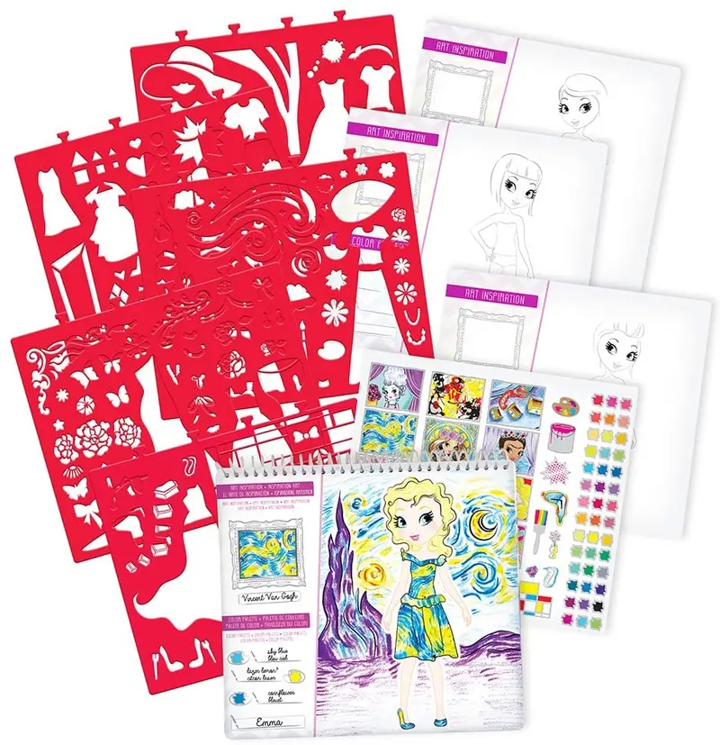 Crayola Creations Art History Fashion Sketch Portfolio 2