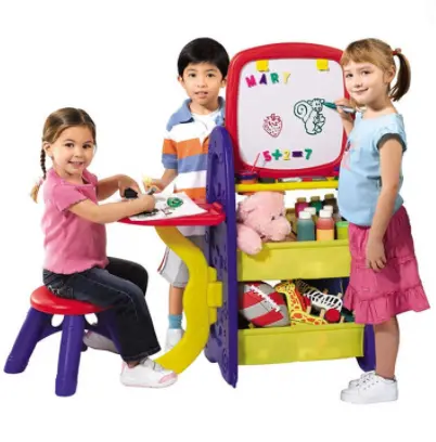 Crayola Double-Sided Easel With A 6-In-1 Creativity Center Board 1