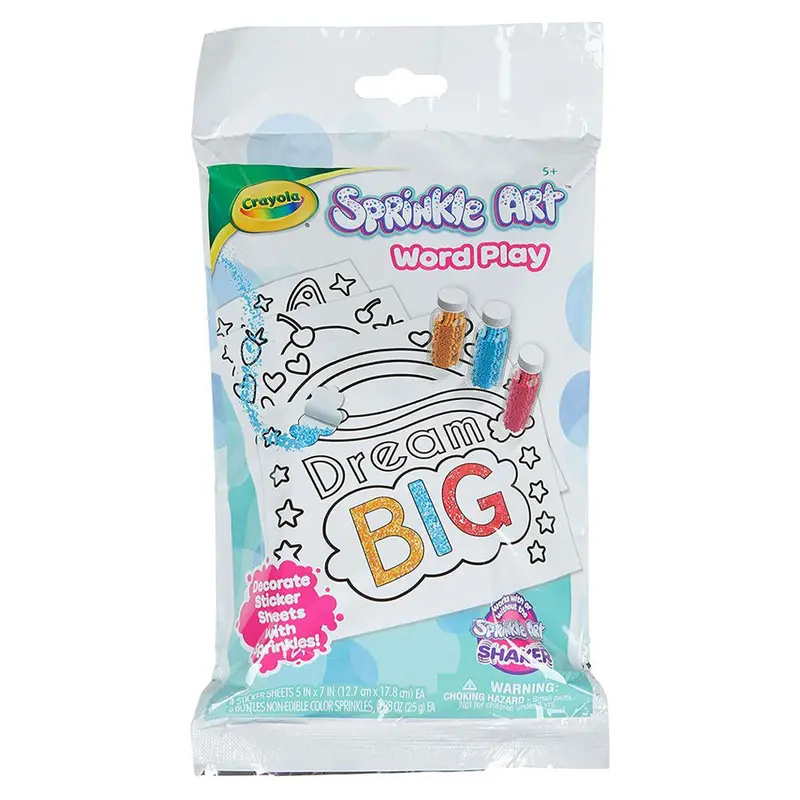 Crayola - Sprinkle Art, Word Play Activity Kit 1