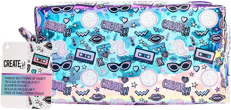 Create It! Makeup Bag Galaxy & Neon 2-Ass Dis 1