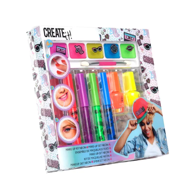 Create It! Makeup Set Neon 7-Dlg 1