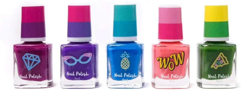 Create It! Nail Polish Color Changing 5-Pack Displ 1