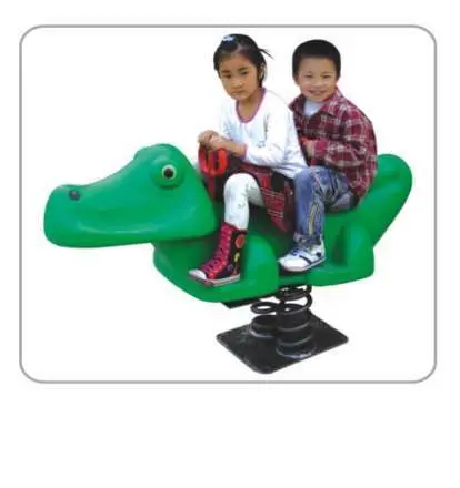 Crocodile Shape Outdoor Two Seaters Seesaw 1