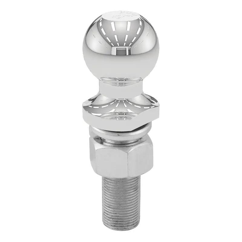 Curt - 1-7/8" Trailer Ball (1" X 3" Shank, 3,500 Lbs., Chrome) - 40017 1