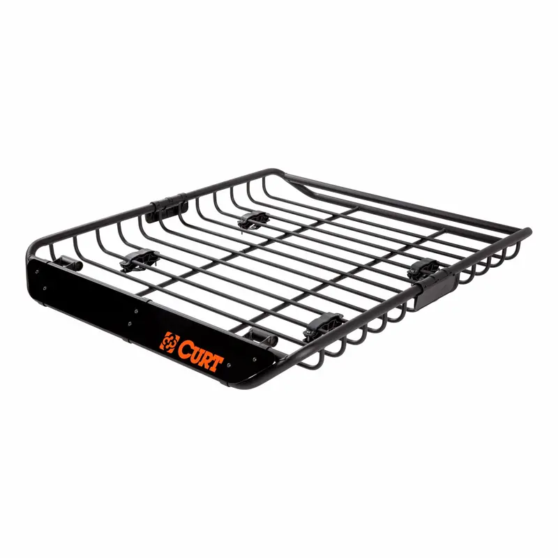 Curt 18123 44" X 35" Black Steel Roof Rack Cargo Carrier 1