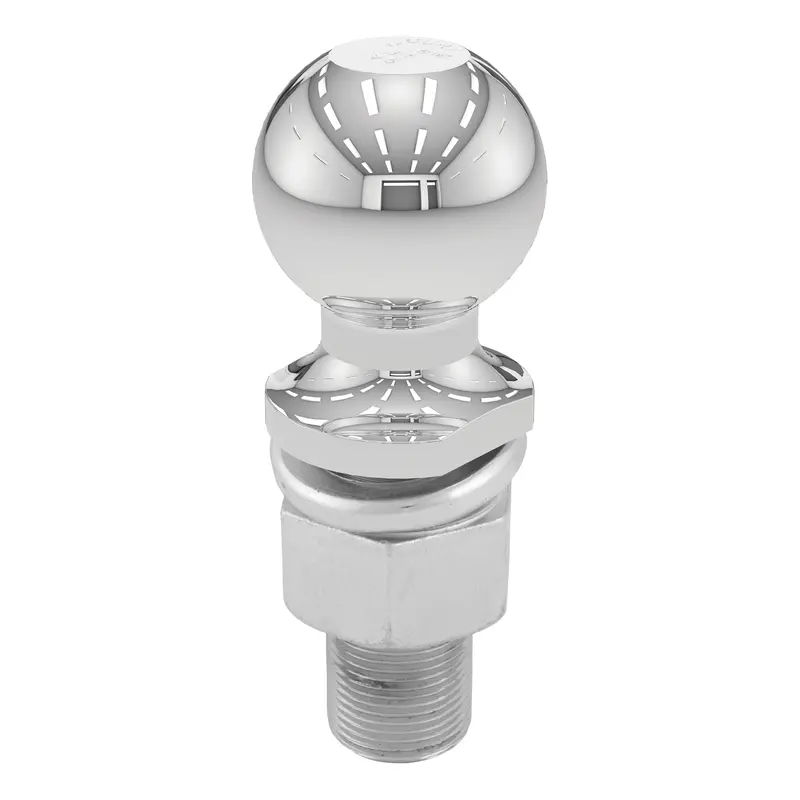Curt - 2-5/16" Trailer Ball (1-1/4" X 3" Shank, 6,000 Lbs., Chrome, Packaged) - 40076 2