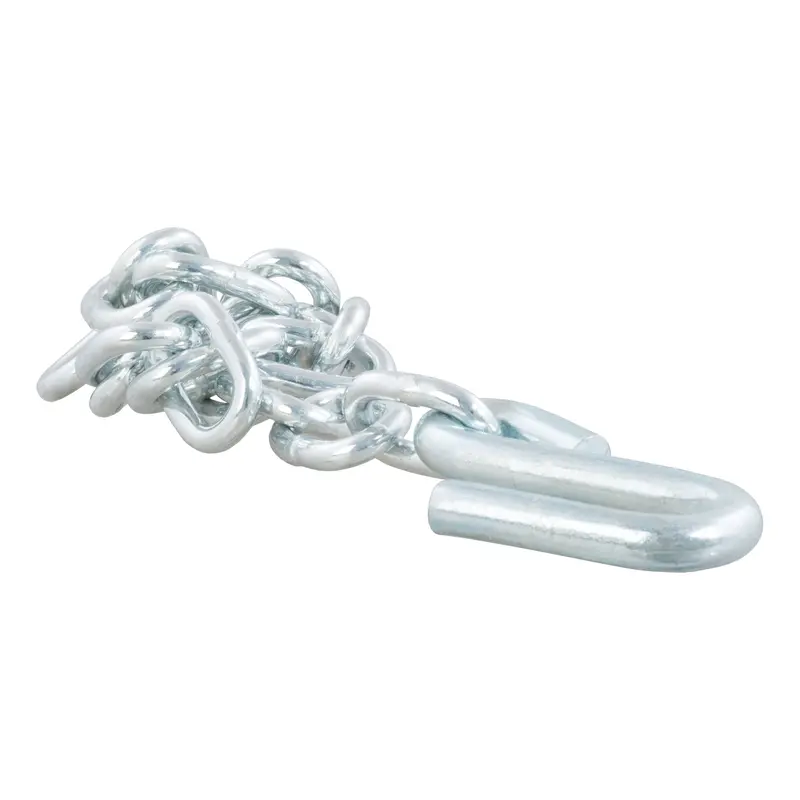 Curt - 27" Safety Chain With 1 S-Hook (7,000 Lbs, Clear Zinc) - 80300 1
