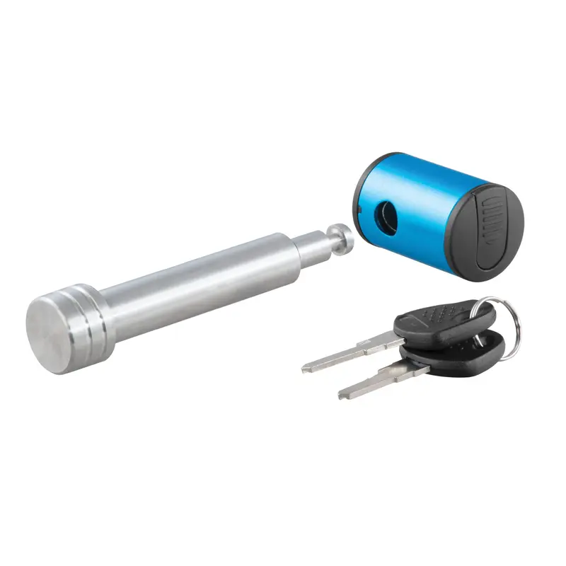 Curt - 5/8" Hitch Lock (2" Receiver, Right-Angle, Stainless) - 23502 1