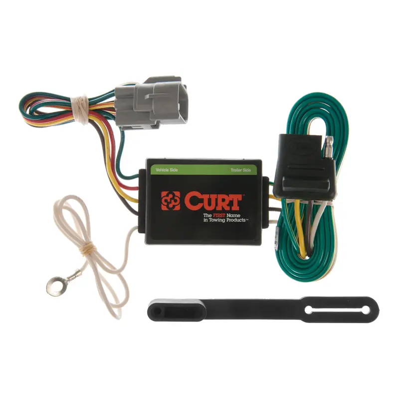 Curt - Custom 4-Flat, Select Toyota Land Cruiser, Lexus Lx470, Oem Tow Package Required - 55365 1
