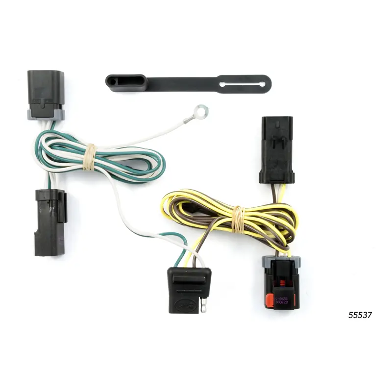 Curt - Custom Wiring, 4-Way Flat, Select Caravan, Grand Caravan, Town And Country - 55537 1