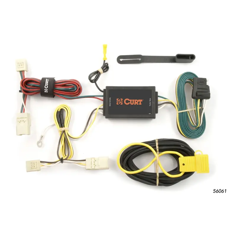 Curt - Custom Wiring Harness, 4-Way Flat Output, Select Subaru Impreza - 56061 1