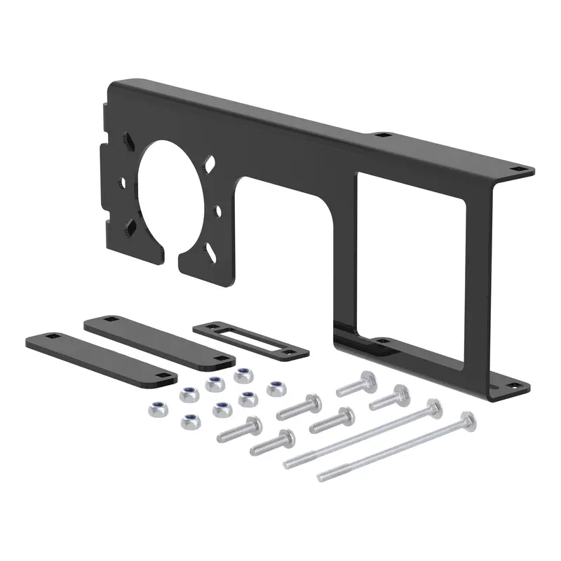 Curt - Easy-Mount Wiring Bracket For 4 Or 5-Flat & 6 Or 7-Round (2-1/2" Receiver) - 58003 1