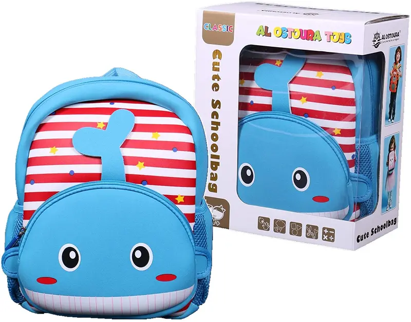 Cute School Bag-Whale 1