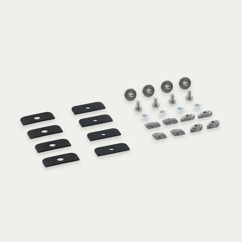 Decked - D-Co Case Mounting Kit For T-Track - Hardware Kit For Drilled Installation Of Cases To T-Track Metric M61 - A0034-Ctrk 1