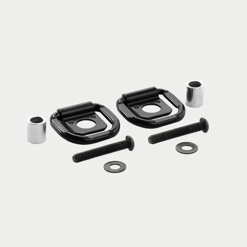 Decked - Decked D-Rings - Cargo Tie Downs - One (1) Set Of Two (2) - A0087-Ring-Blk 1