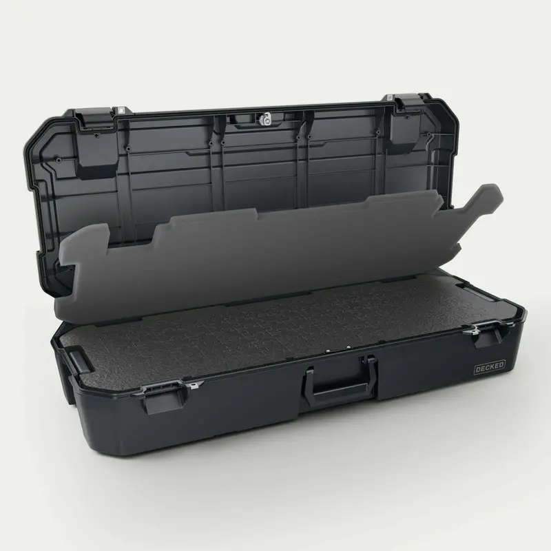 Decked - Honcho 80 Foam - D-Co Case - Includes One (1) Integrated Lock And 4 Layer Puzzlefoam ™ - All Black - A0031-Manf-Tan 1