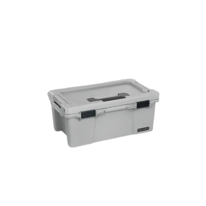 Decked - Sixer 16 - D-Co Case - Includes One (1) D-Co Tray - Cool Gray With Black Latches  - A0010-Sixr-Gry 1