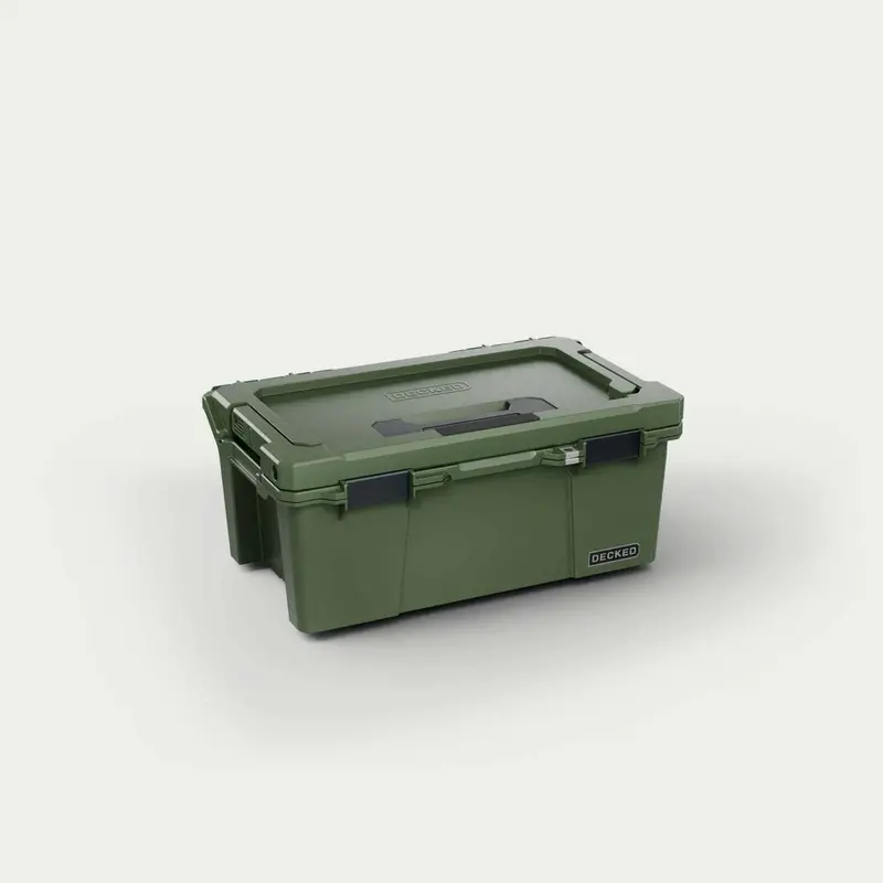 Decked - Sixer 16 - D-Co Case - Includes One (1) D-Co Tray - Ranger Green With Black Latches - A0010-Sixr-Grn 1