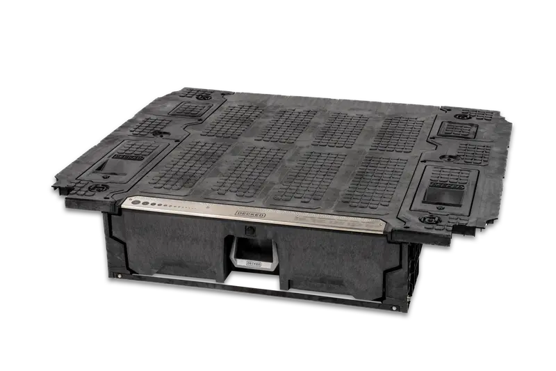 Decked - Truck Bed Drawer System Toyota Tacoma (2024-Current) - Power Accessory Bed - See Fitment Note Below - 5' 1" Bed Length -  - Yt9 1