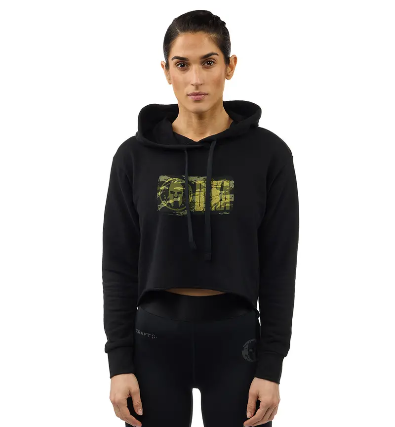 Deka Camo Crop Hoodie - Women's 1