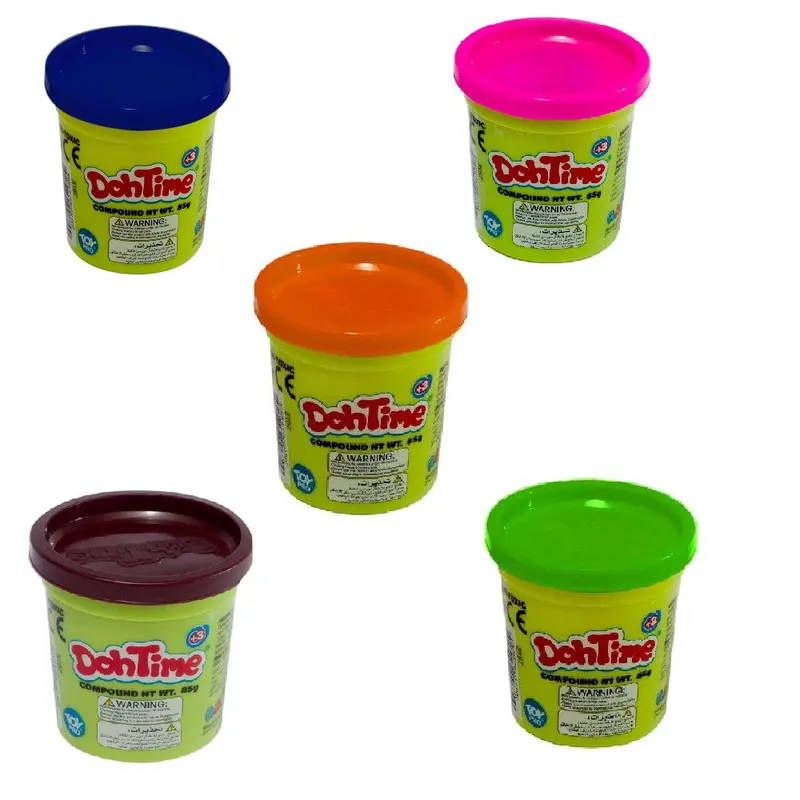 Dohtime Bright Colors 4+2 Pack 3 Assorted 3Oz 1