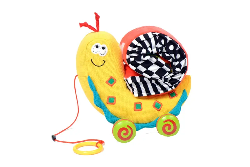 Dolce Toys Pull Along Color Snail 1