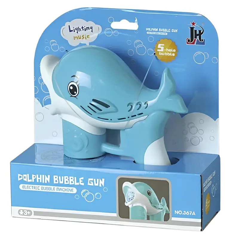 Dolphin Bubble Gun With Light 1