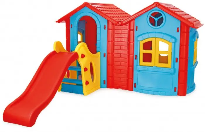 Double Happy House With Slide 1