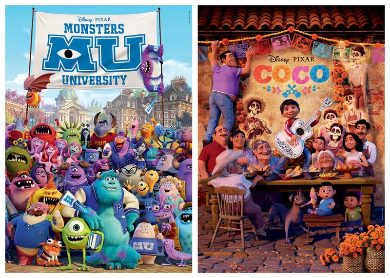 Educa Puzzles - 2X100 Pixar - Suitable For 3 Years And Above 1
