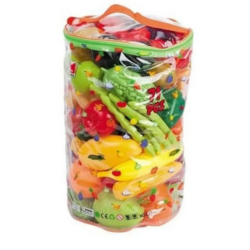 Educational Toy Vegetable Fruit Jumbo 70 Pieces 1