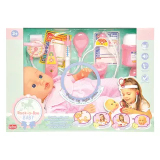 Electronic Soft Body Baby 38Cm - Pink 1