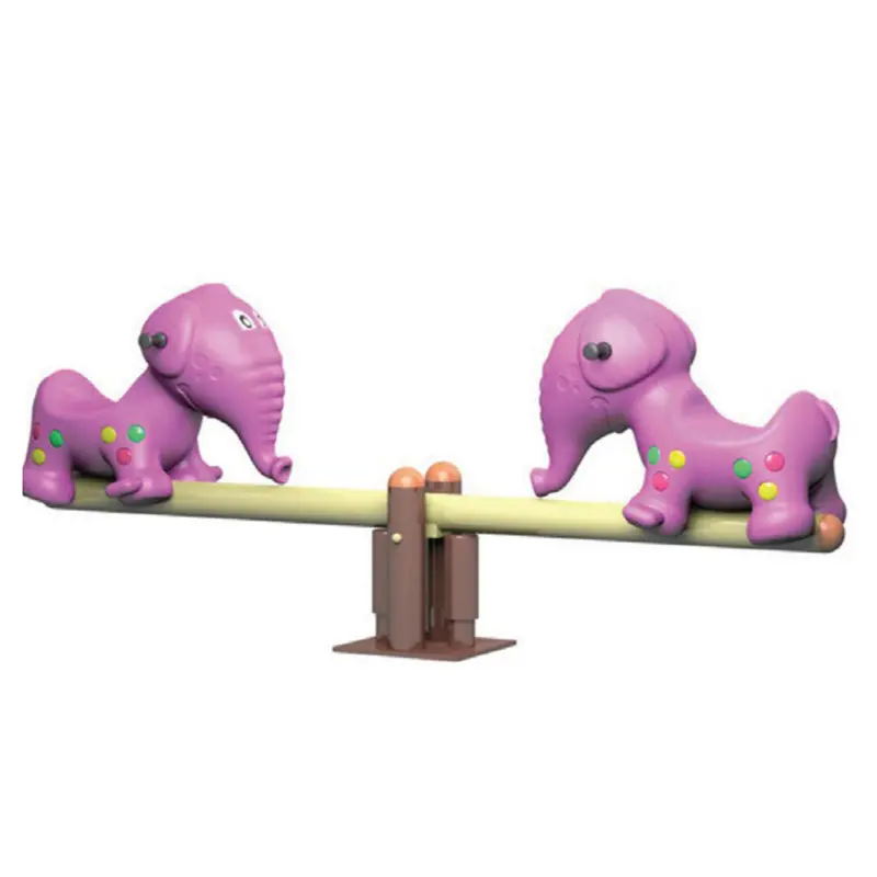 Elephant Shape Outdoor Seesaw 1