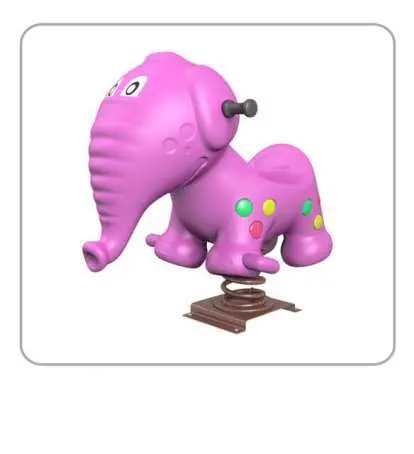 Elephant Shape Outdoor Seesaw 1