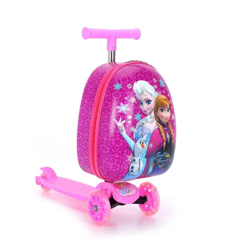 Elsa And Anna Scooter Luggage Suitcase 1