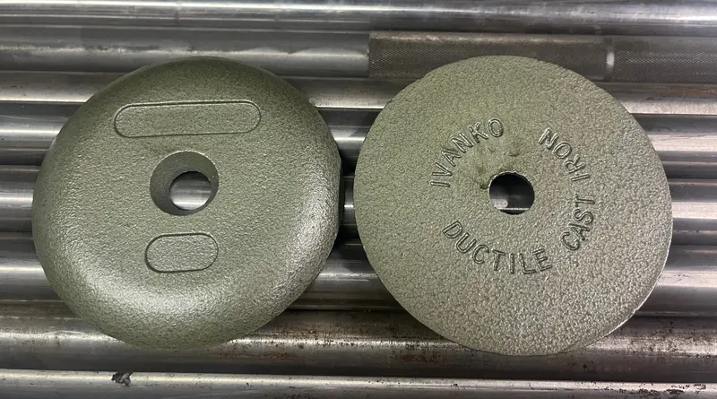 End Plates For Fixed Weight Dumbbells - Scratch & Dent 1