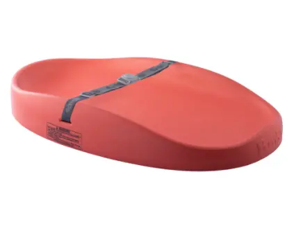 Ergonomically Shaped Soft Changing Pad - Coral 2
