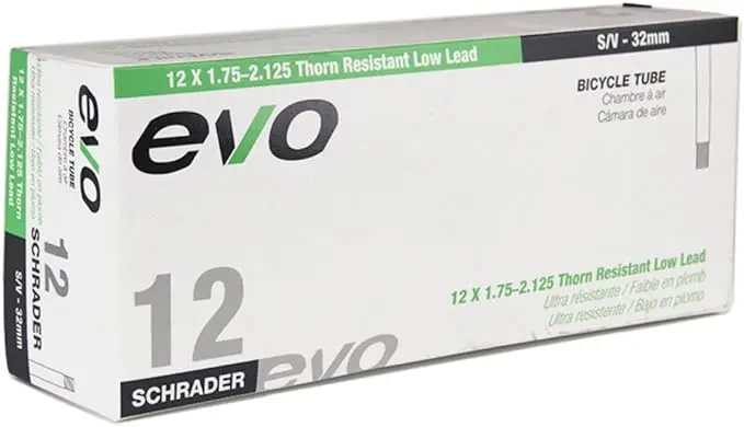 Evo Puncture Resistant Schrader Valve Inner Tube 12X1.75-2.125 32Mm 1