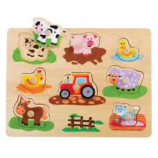 Farm Peg Puzzle-Big Size 1