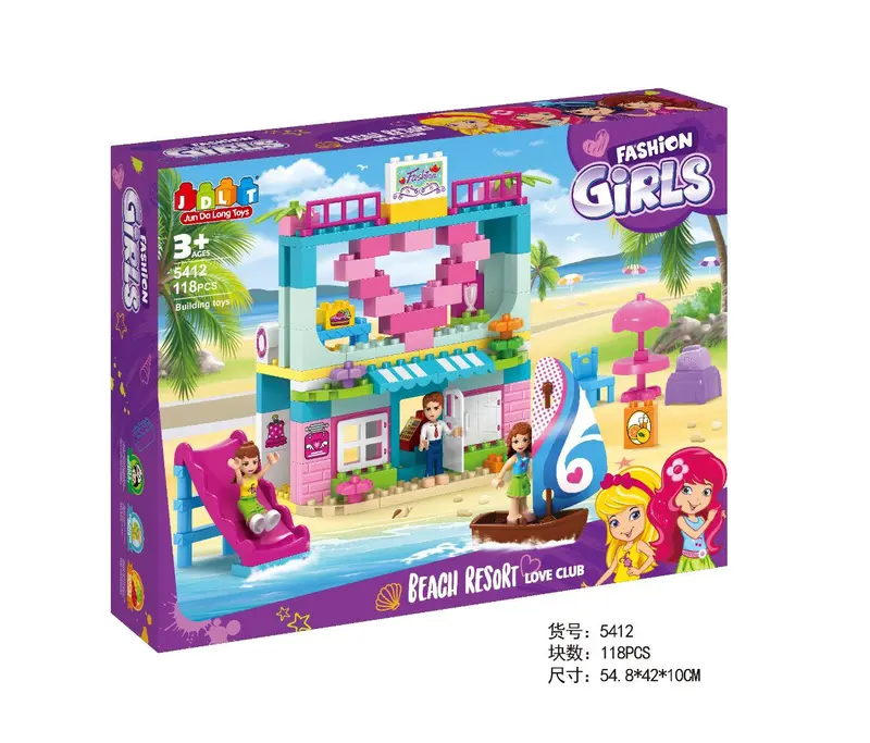 Fashion Girl Block Set P,Bx 1