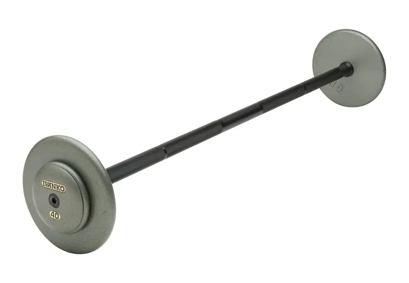 Fixed Barbell Set - Cast Iron Plates, Grey | Sbbh/Sbzh/R/Ep-1.25 1