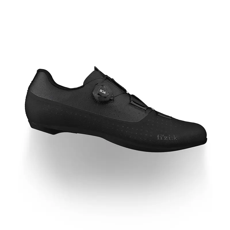 Fizik Men's Tempo Overcurve R4 Wide Cycling Shoes Black/Black 1