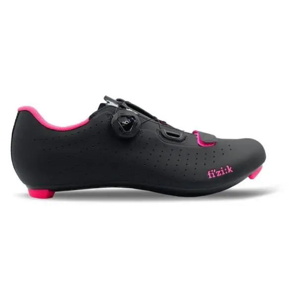 Fizik Women's Tempo Overcurve R5 Cycling Shoes (Tpr5ocmi2)Black/Pink Fluo 1