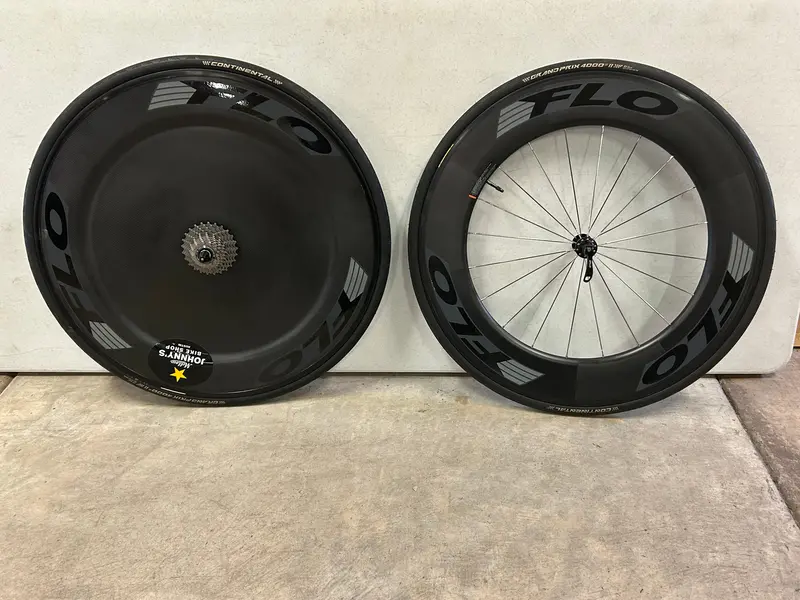 Flo Rim Brake Race Wheelset - 80Mm Front / Disc Rear - Used 1