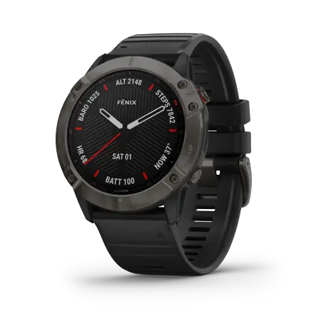 Garmin Fenix 6 X Pro Solar Carbon/Black 1